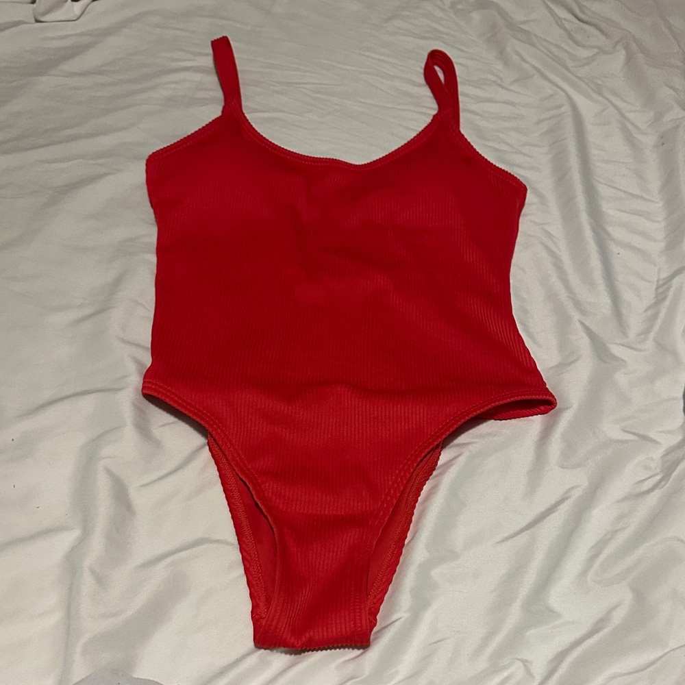 Red One Piece Swimsuit